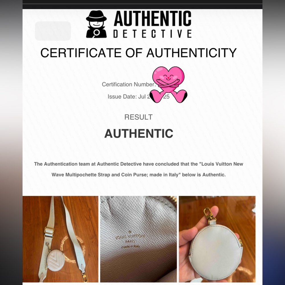 Louis Vuitton Jacquard strap with coin purse - Picture 16 of 17